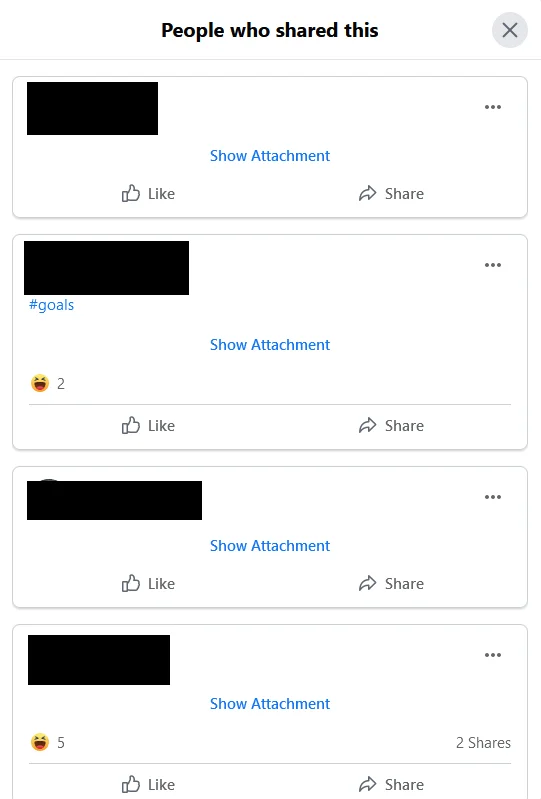 Comment voir qui a partagé votre publication Facebook