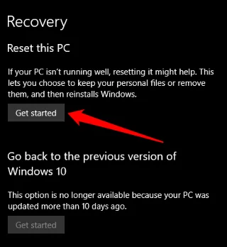 Cum să resetați din fabrică Windows 10