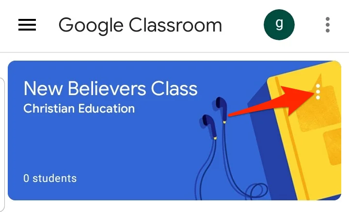 Cara Mengarkib atau Memadam Bilik Darjah Google
