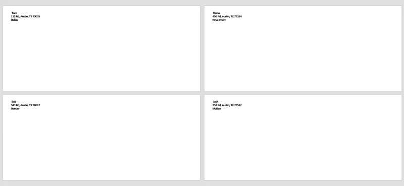 So verwenden Sie den Seriendruck in Word zum Erstellen von Briefen, Etiketten und Umschlägen