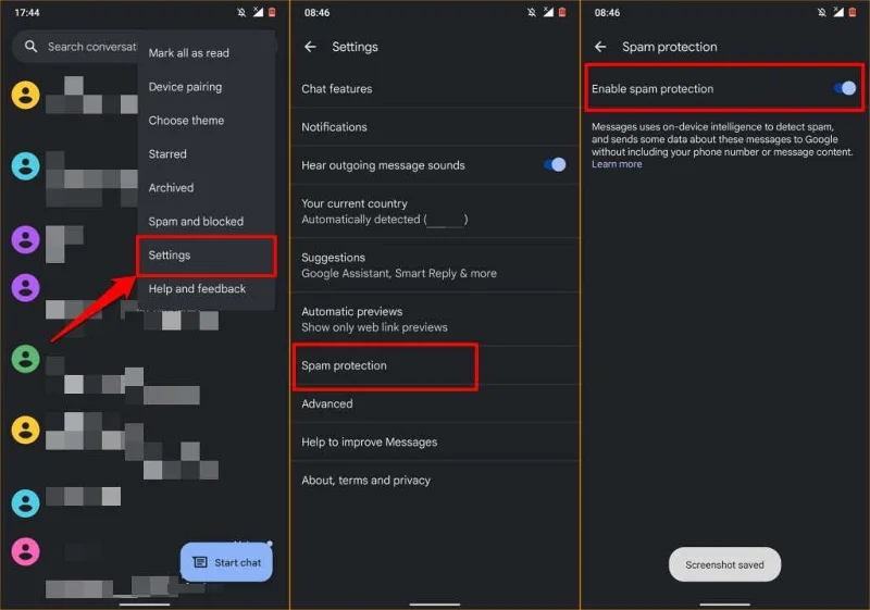 Cum să blocați textele pe Android