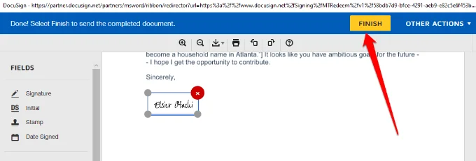 Cara Memasukkan Tandatangan dalam Dokumen Microsoft Word