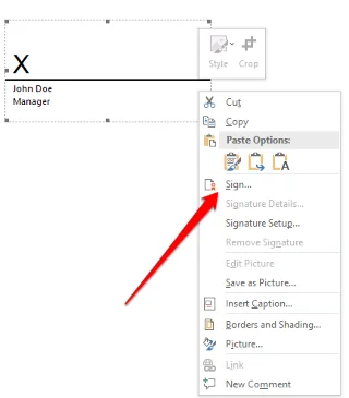 Cara Memasukkan Tandatangan dalam Dokumen Microsoft Word