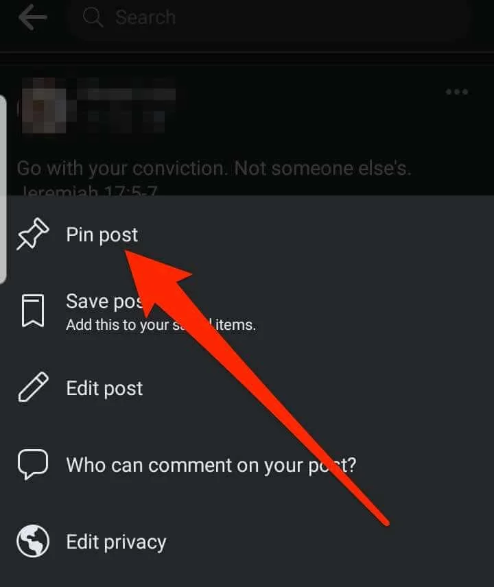 Cum să fixați o postare pe Facebook