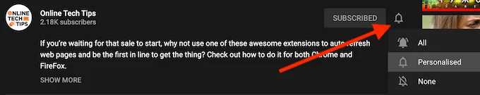Cara Mematikan dan Mengurus Pemberitahuan YouTube