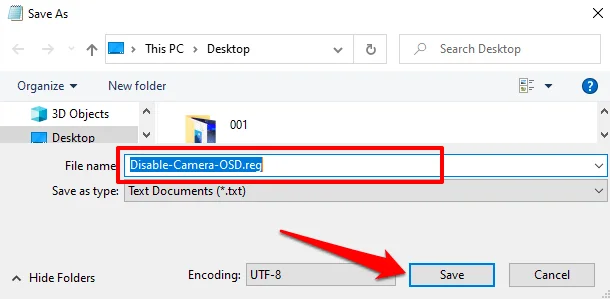 Cum să activați/dezactivați notificările OSD ale camerei web în Windows 10