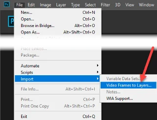 Cara Membuat GIF daripada Video menggunakan Photoshop CC