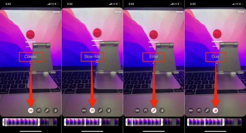 Cum să faci videoclipuri Boomerang pe Instagram și Snapchat