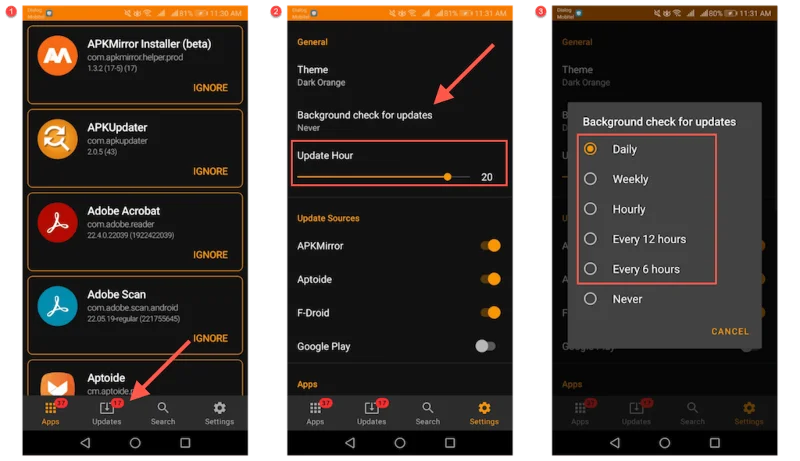 如何更新 Android 應用程序