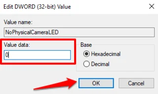 Cum să activați/dezactivați notificările OSD ale camerei web în Windows 10