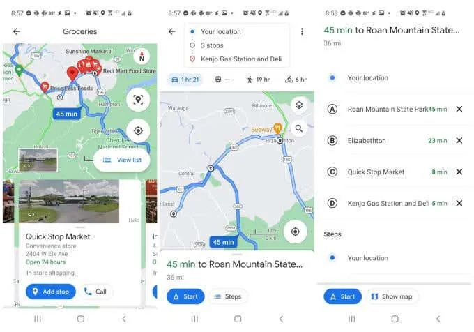 Cara Menggunakan Berbilang Perhentian dalam Peta Google