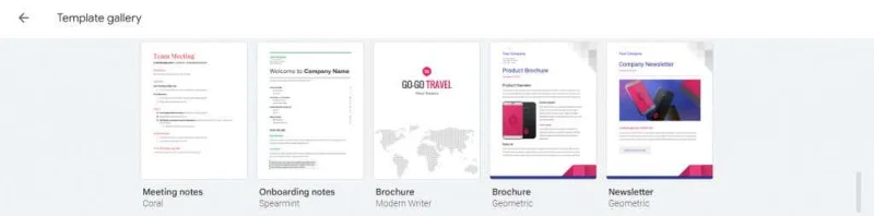 Cara Membuat Brosur atau Risalah dalam Dokumen Google
