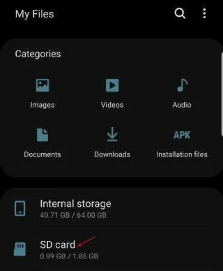 Cum să transferați fișiere din stocarea Android pe un card SD intern