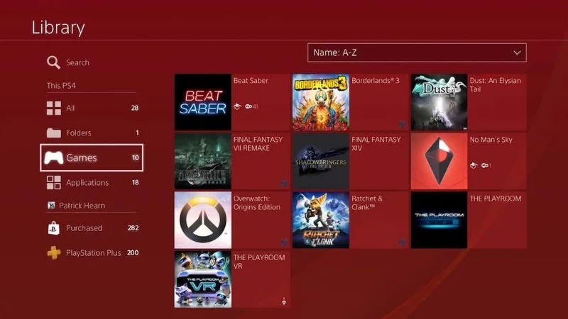 Comment désinstaller des jeux sur PS4
