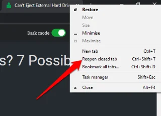 Cum să redeschideți o filă de browser închisă în Chrome, Safari, Edge și Firefox