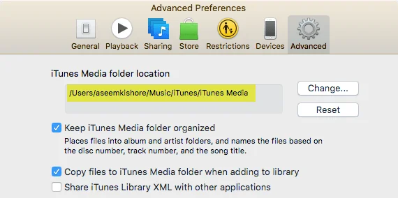 Een iTunes-bibliotheek instellen op een externe harde schijf of NAS
