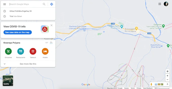 Cara Melihat Sejarah Carian Peta Google Anda