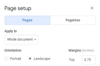 Cara Membuat Brosur atau Risalah dalam Dokumen Google