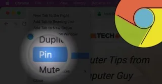 Cara Semat Tab dalam Google Chrome
