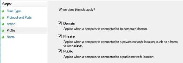 Ajuster les règles et paramètres du pare-feu Windows 10