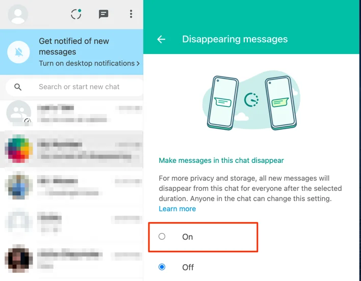 Apakah Mesej yang Hilang di WhatsApp dan Cara Mendayakannya