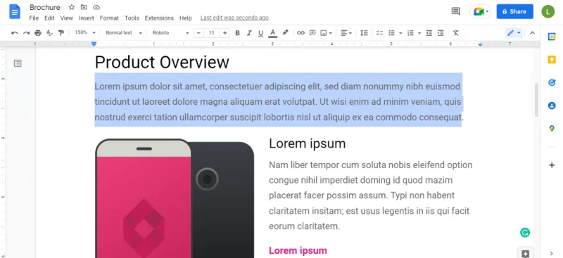 Cara Membuat Brosur atau Risalah dalam Dokumen Google