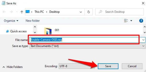 Cum să activați/dezactivați notificările OSD ale camerei web în Windows 10