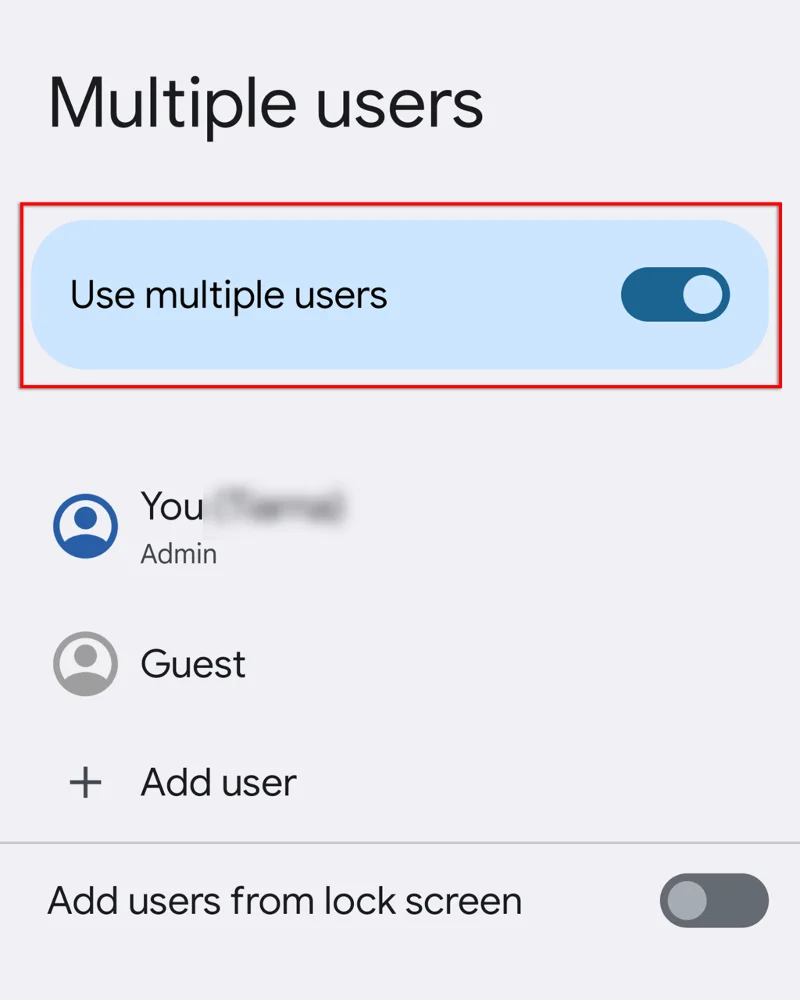 Cara Menyediakan Berbilang Profil Pengguna pada Android