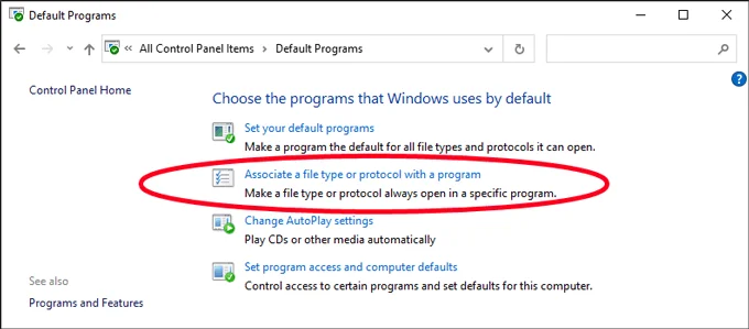 Cum să schimbați asocierile fișierelor în Windows 10