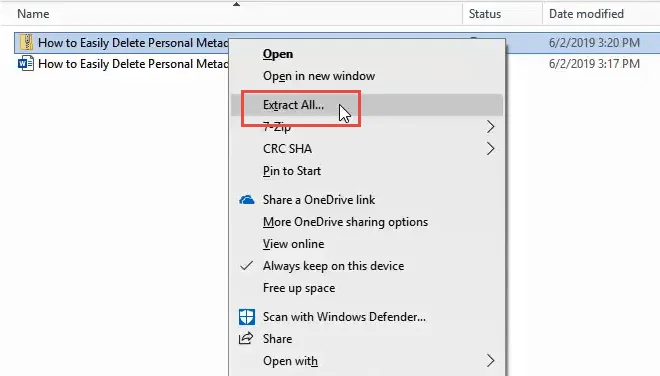 Cara Memadam Metadata Peribadi sepenuhnya daripada Dokumen Microsoft Office