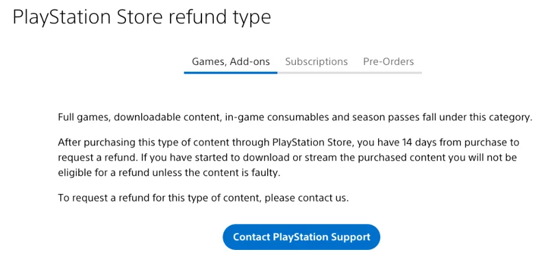 Comment retourner les jeux PS4 et PS5 sur le Playstation Store pour un remboursement