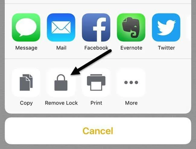 Cara Mengunci Nota dengan Kata Laluan atau Touch ID dalam iOS
