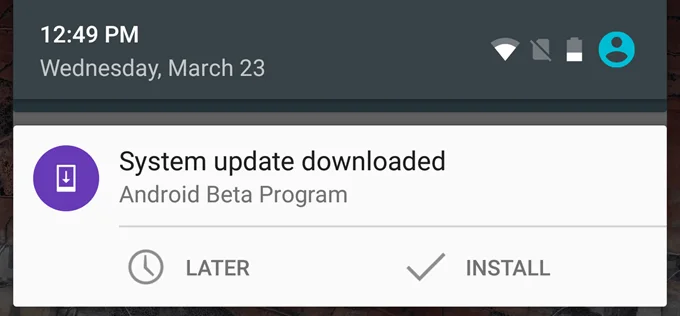 Cara Mengemas kini OTA Peranti Nexus kepada Android N (7.0) Beta