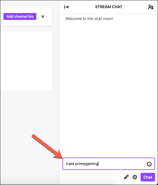 Comment faire un raid sur Twitch