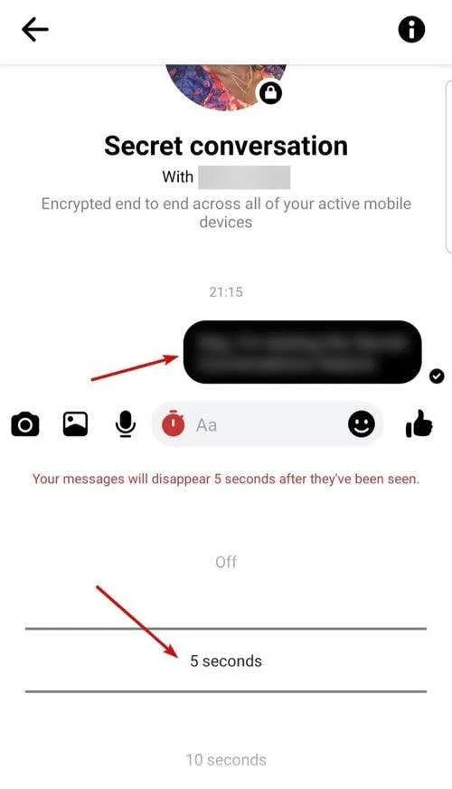 Comment envoyer des messages d'autodestruction dans Facebook Messenger