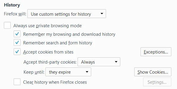 Cum să activați navigarea privată în Firefox
