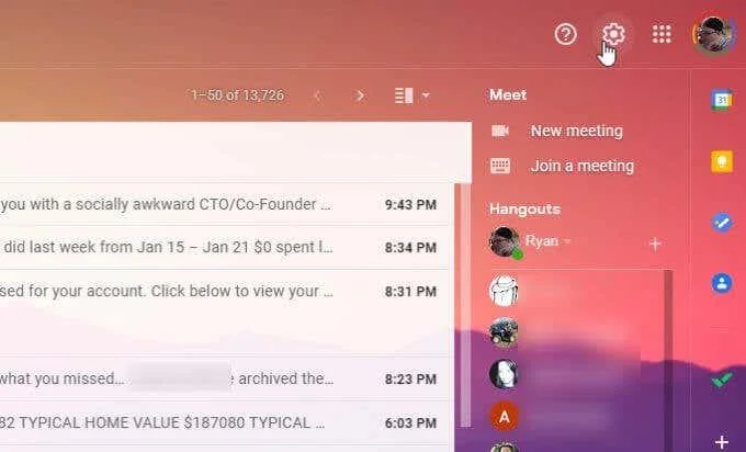 Cara Menyediakan Di Luar Pejabat dalam Gmail