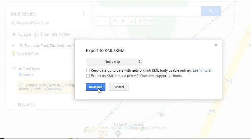 Cara Muat Turun Peta pada Peta Google untuk Paparan Luar Talian