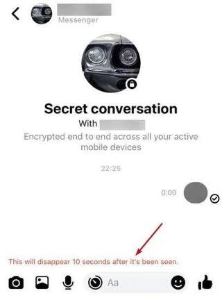 Comment envoyer des messages d'autodestruction dans Facebook Messenger