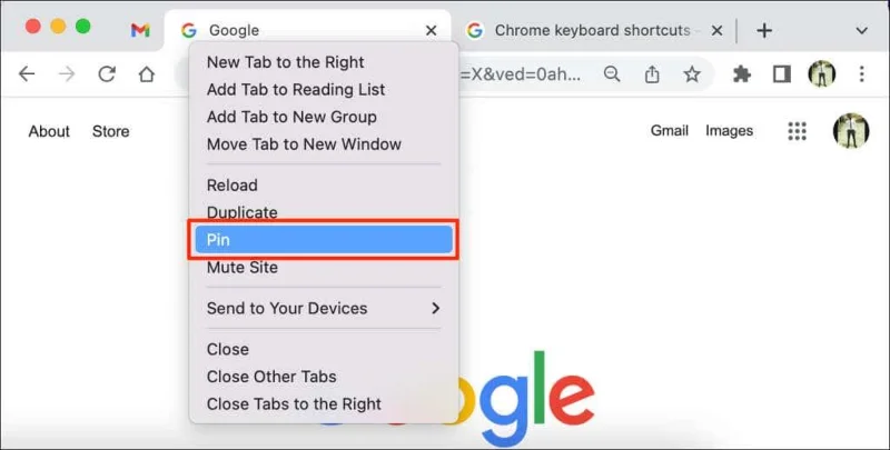 Cum să fixați o filă în Google Chrome