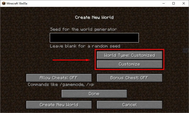 Comment fonctionnent les paramètres de personnalisation du monde de Minecraft
