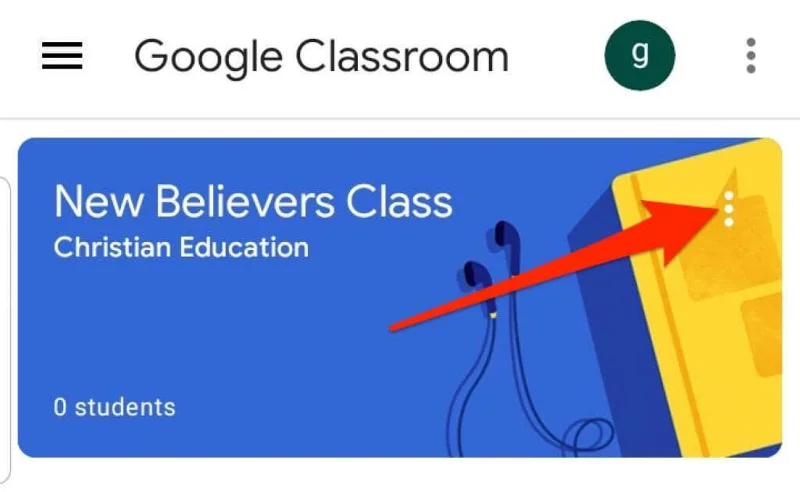 Cara Mengarkib atau Memadam Bilik Darjah Google