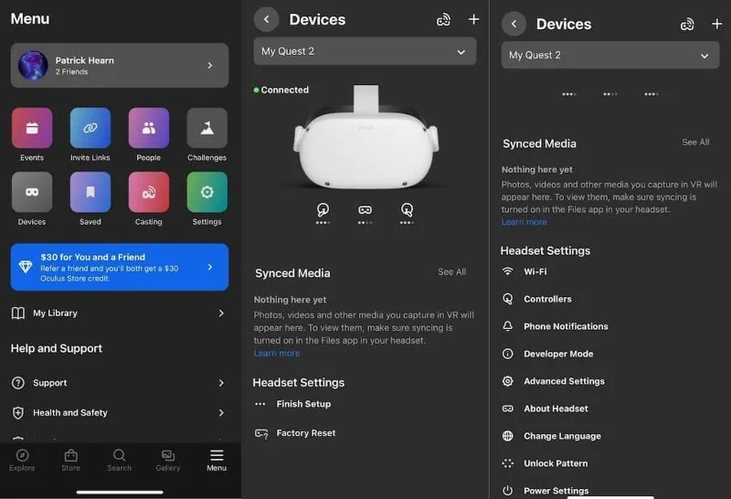 Oculus Quest 2를 재설정하는 방법