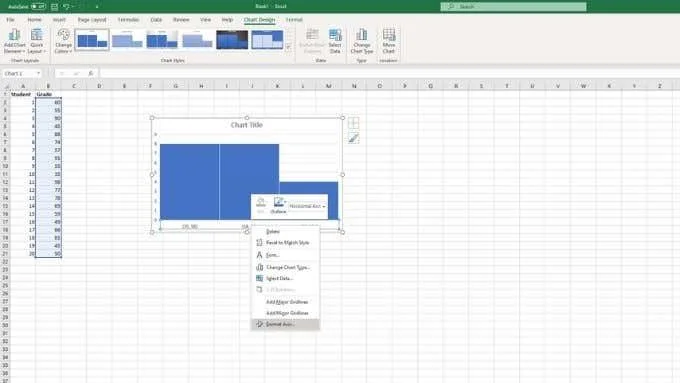 Cara Membuat Histogram dalam Excel