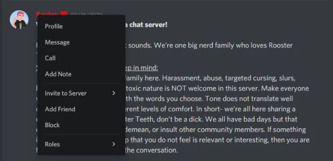 Cum să dezactivezi pe cineva pe Discord