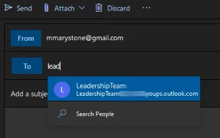 Cara Membuat Senarai Pengedaran dalam Outlook