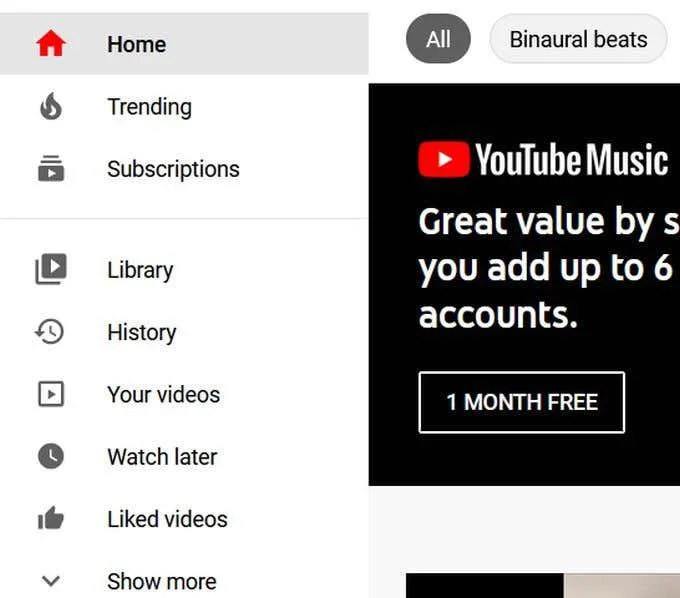 Cara Memadamkan Sejarah dan Aktiviti Carian YouTube