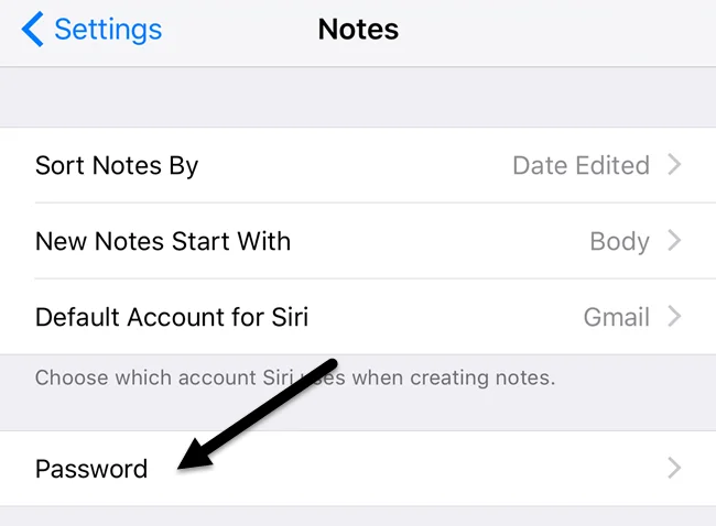 Cara Mengunci Nota dengan Kata Laluan atau Touch ID dalam iOS
