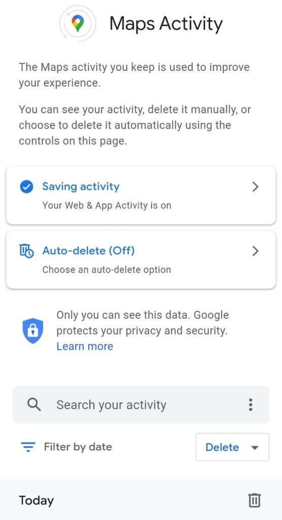Cara Melihat Sejarah Carian Peta Google Anda
