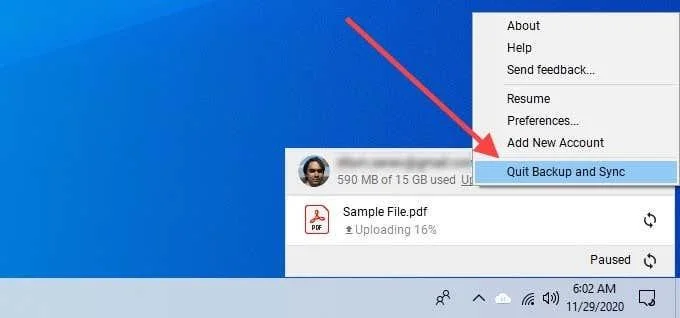 Cara Membetulkan Sandaran dan Penyegerakan Google Drive Tidak Berfungsi